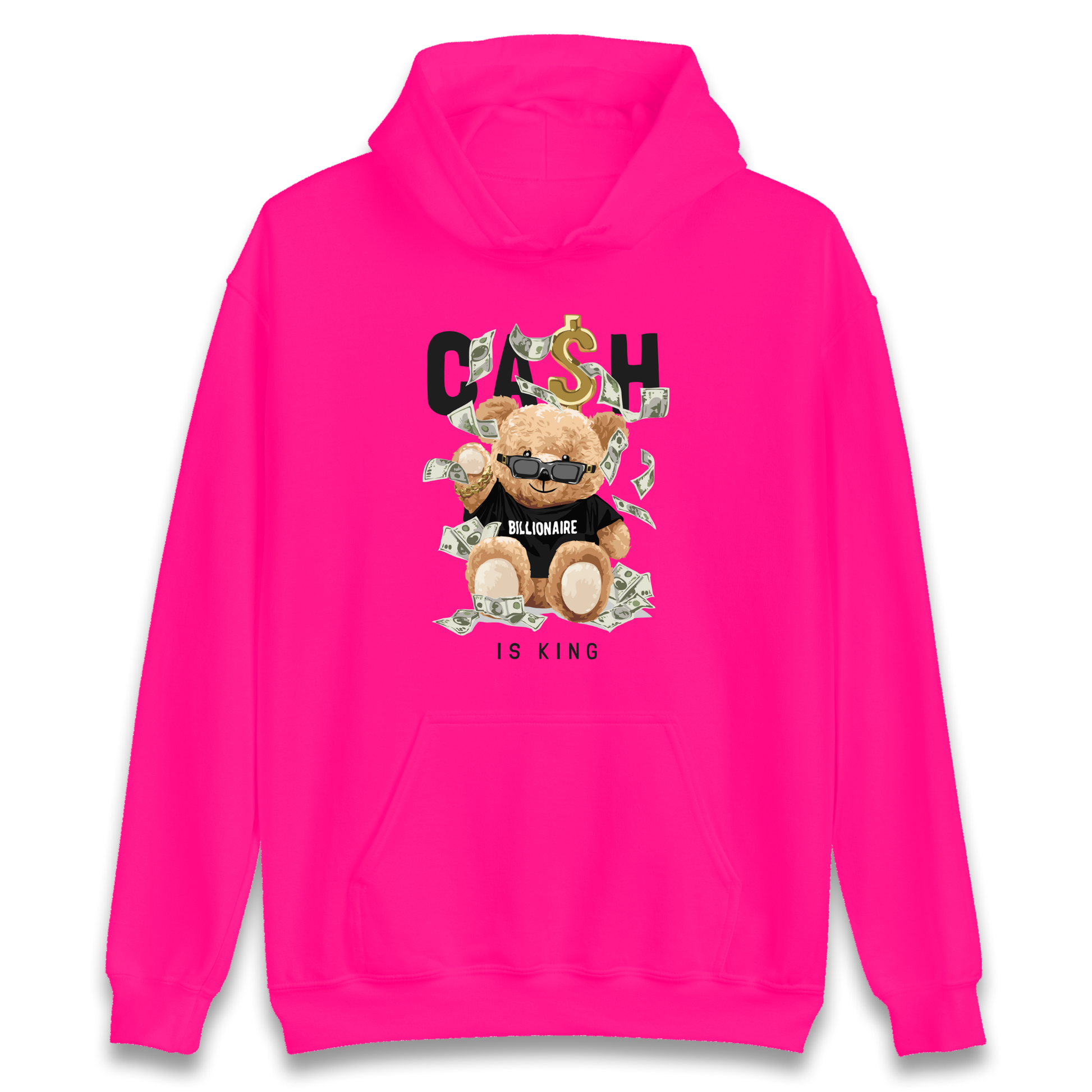 Teddy Bear Billionaire Streetwear Hoodie