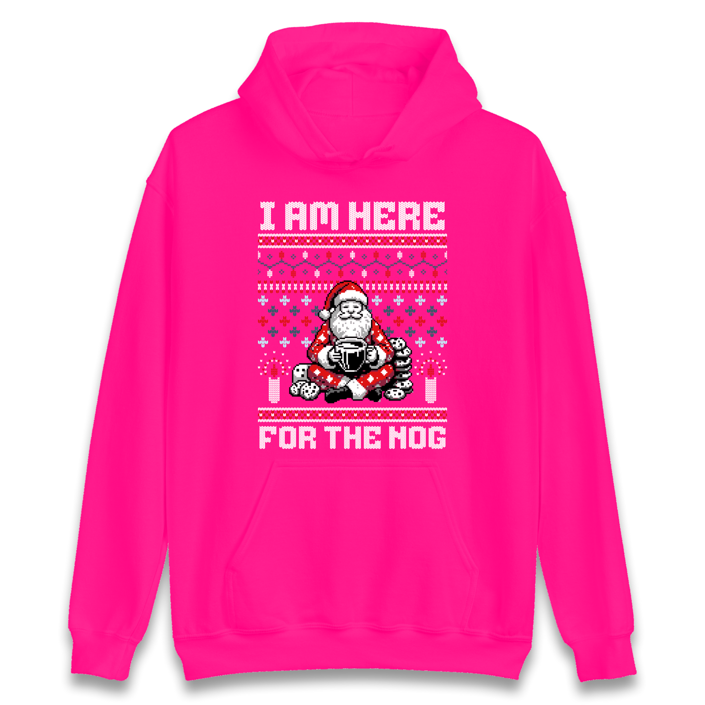 I am Here For The Nog Christmas Hoodie