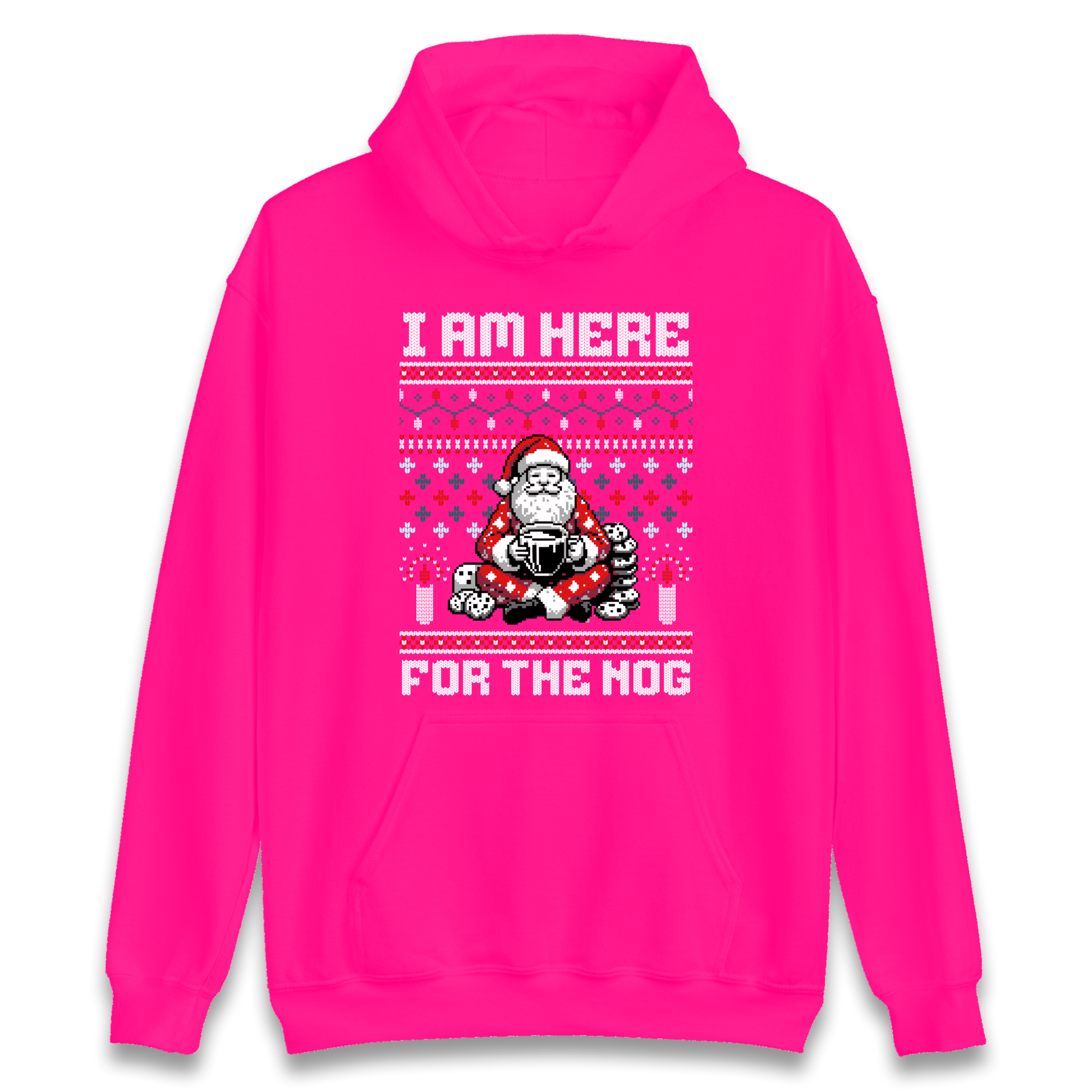I am Here For The Nog Christmas Hoodie