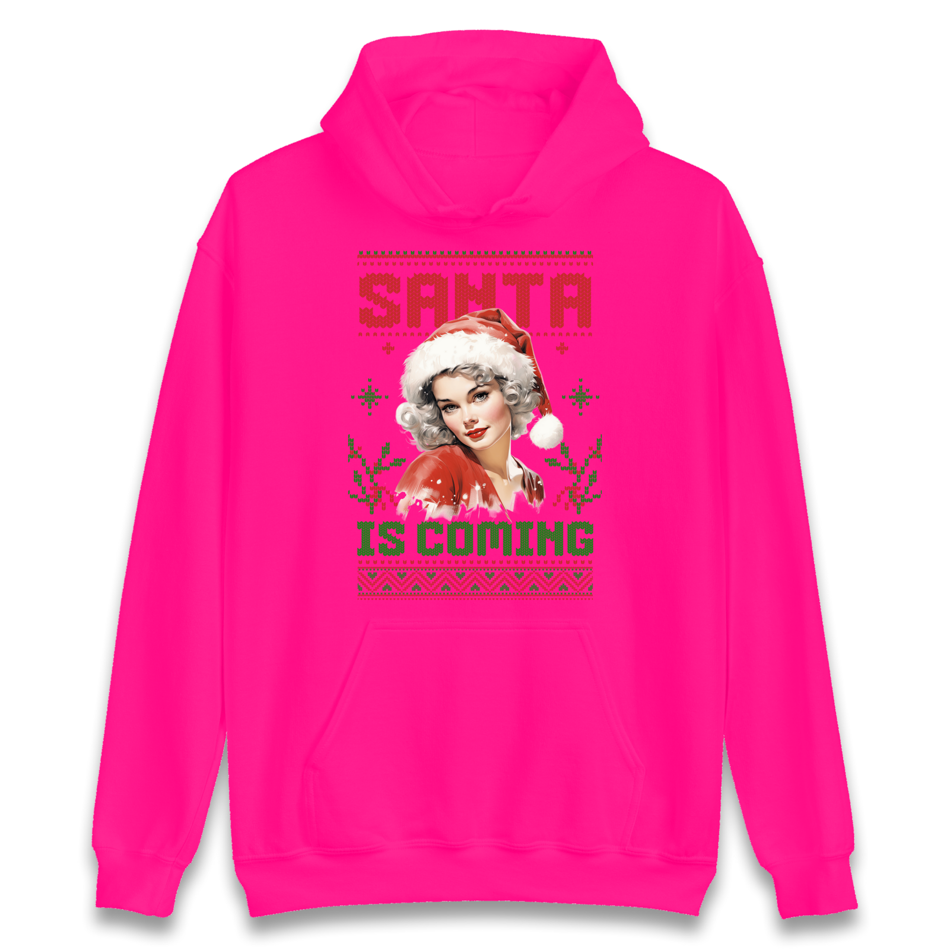 Santa is Coming Christmas Hoodie