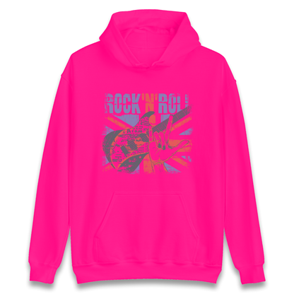 Rock N Roll Union Jack Hoodie
