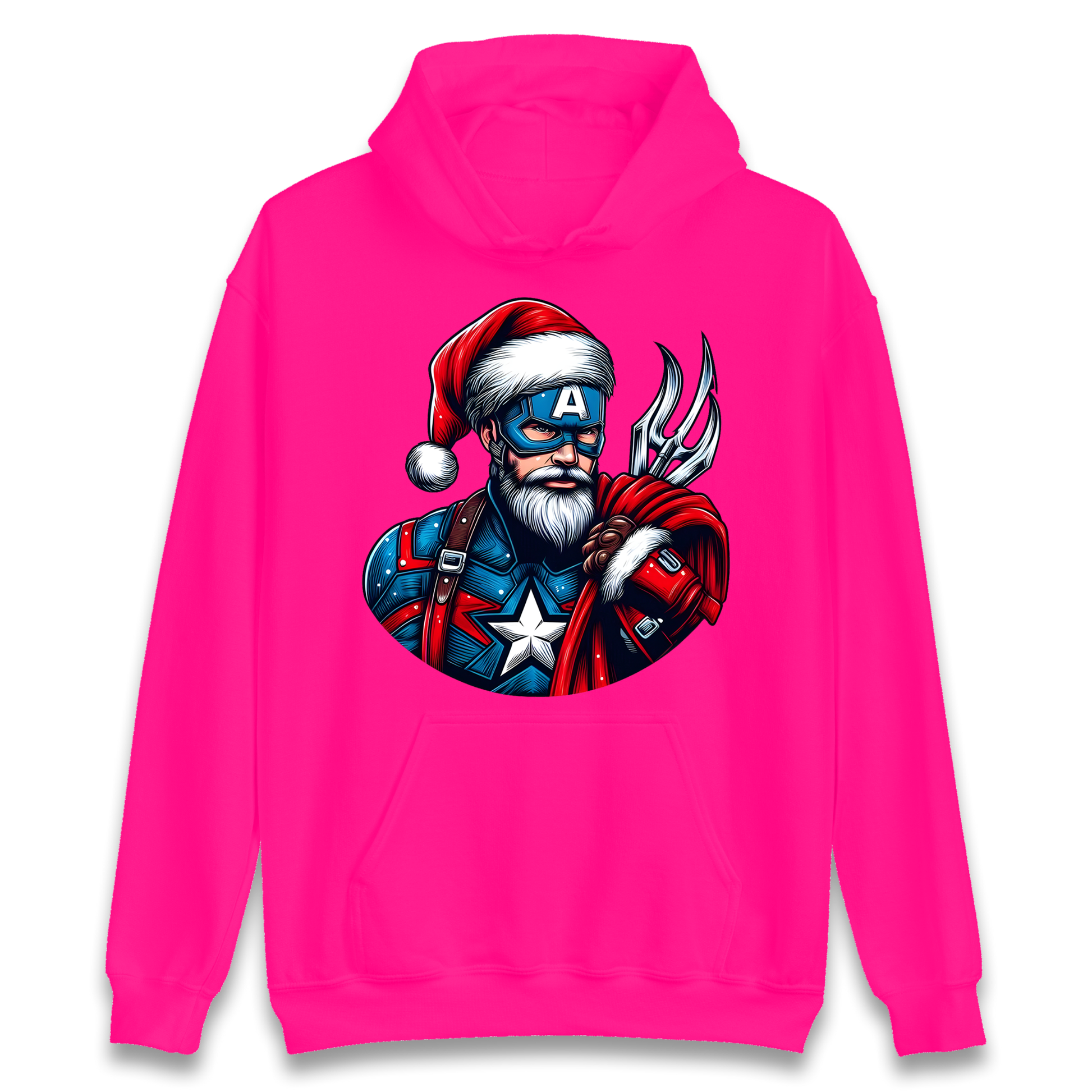 Captain America Santa Hoodie