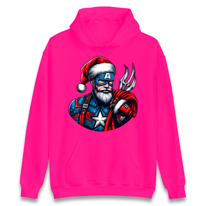 Captain America Santa Hoodie