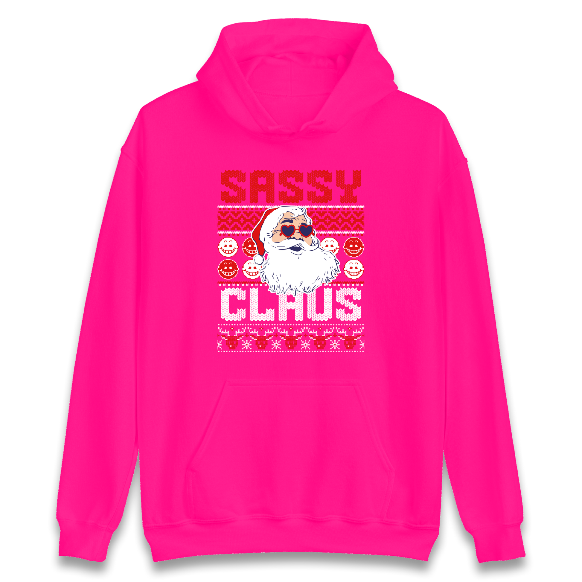 Sassy Claus Santa Christmas Hoodie