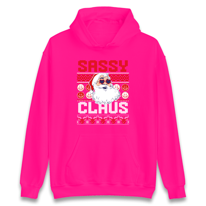 Sassy Claus Santa Christmas Hoodie