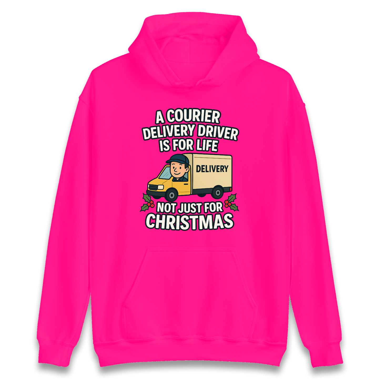Courier Delivery Driver Christmas Hoodie
