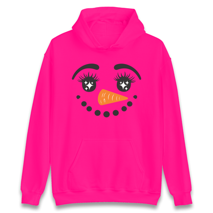 Snowman Face Christmas Hoodie
