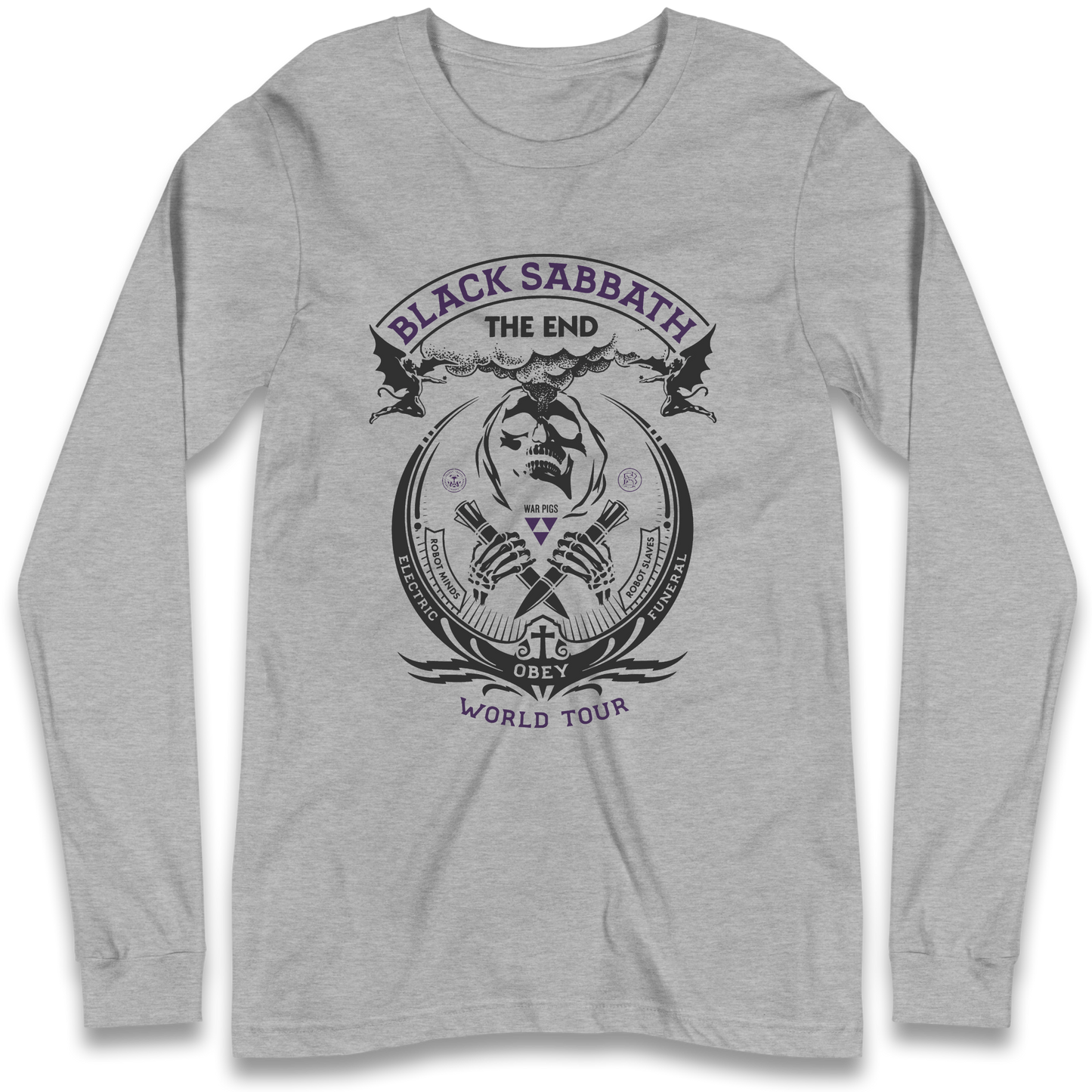 Black Sabbath The End World Tour Long Sleeve Shirt
