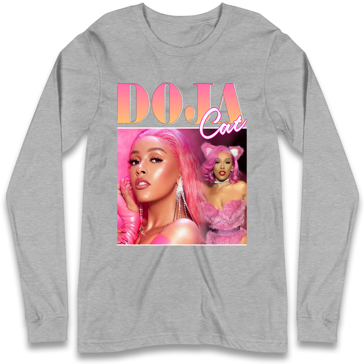 Doja Cat Pink Longsleeve T Shirt