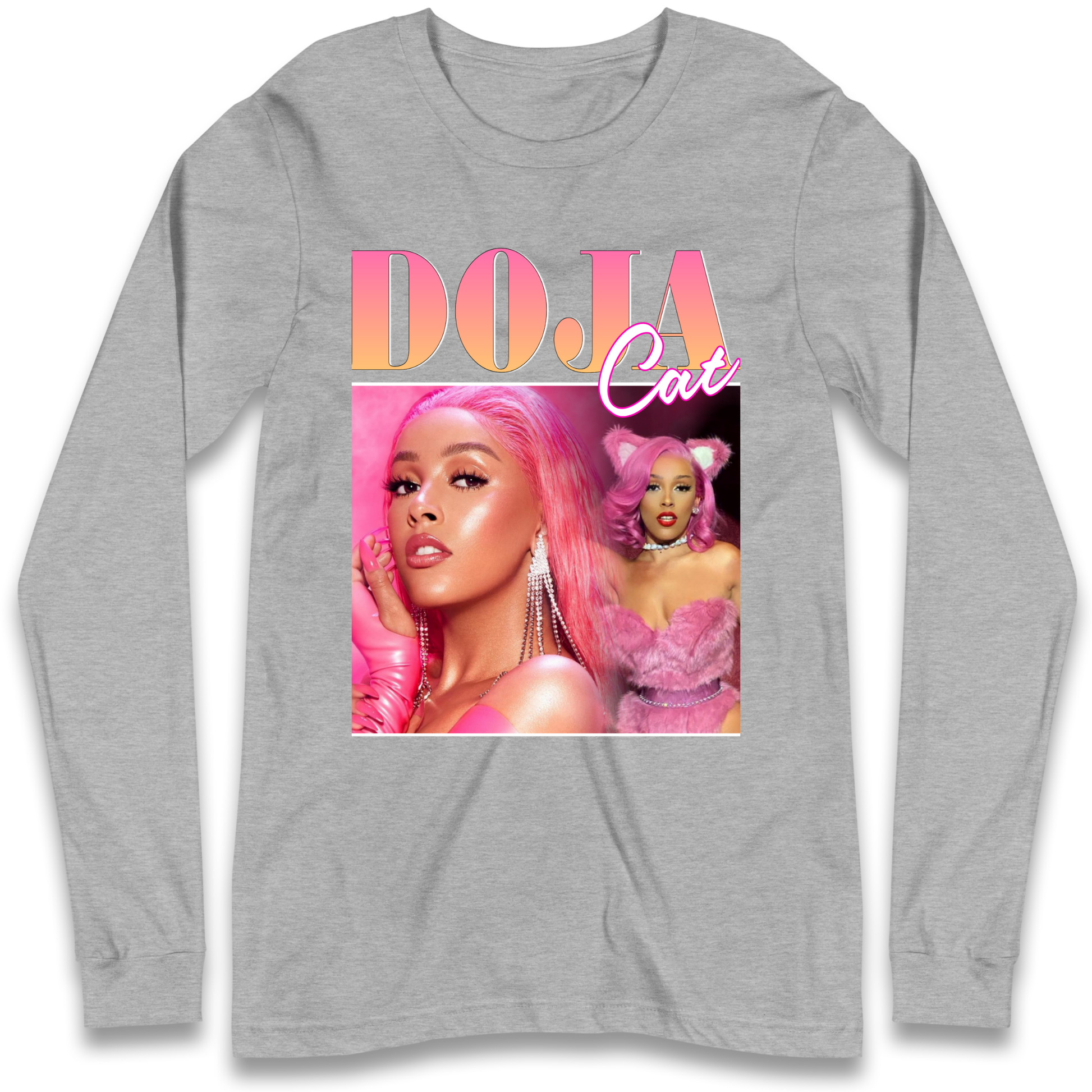Doja Cat Pink Longsleeve T Shirt
