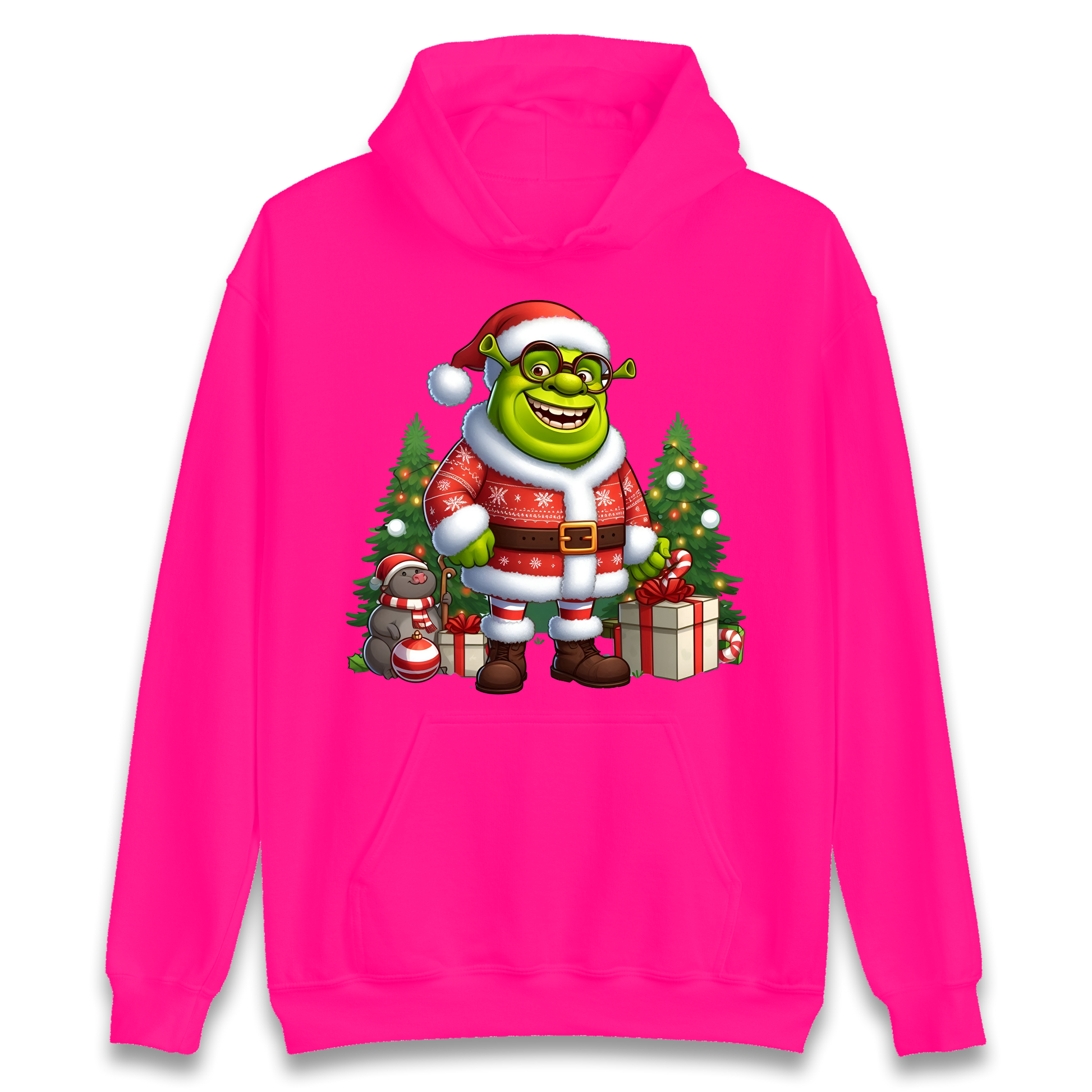 Shrek Santa Claus Presents Hoodie