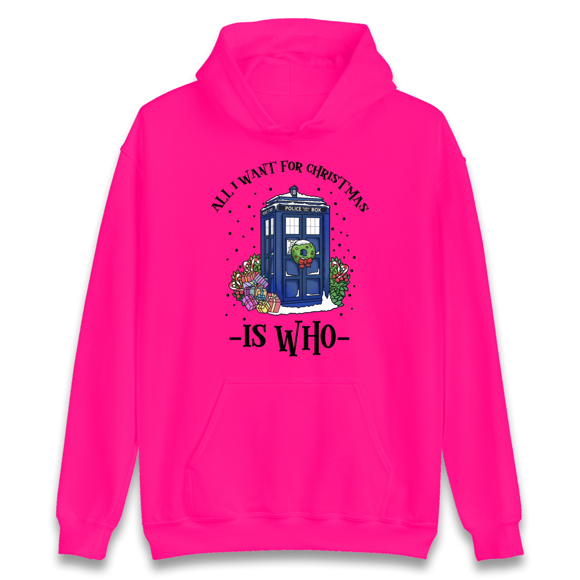 Dr Who Christmas Hoodie
