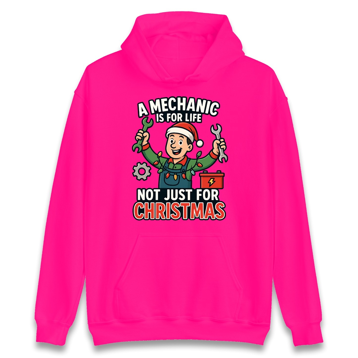 Mechanic Christmas Hoodie