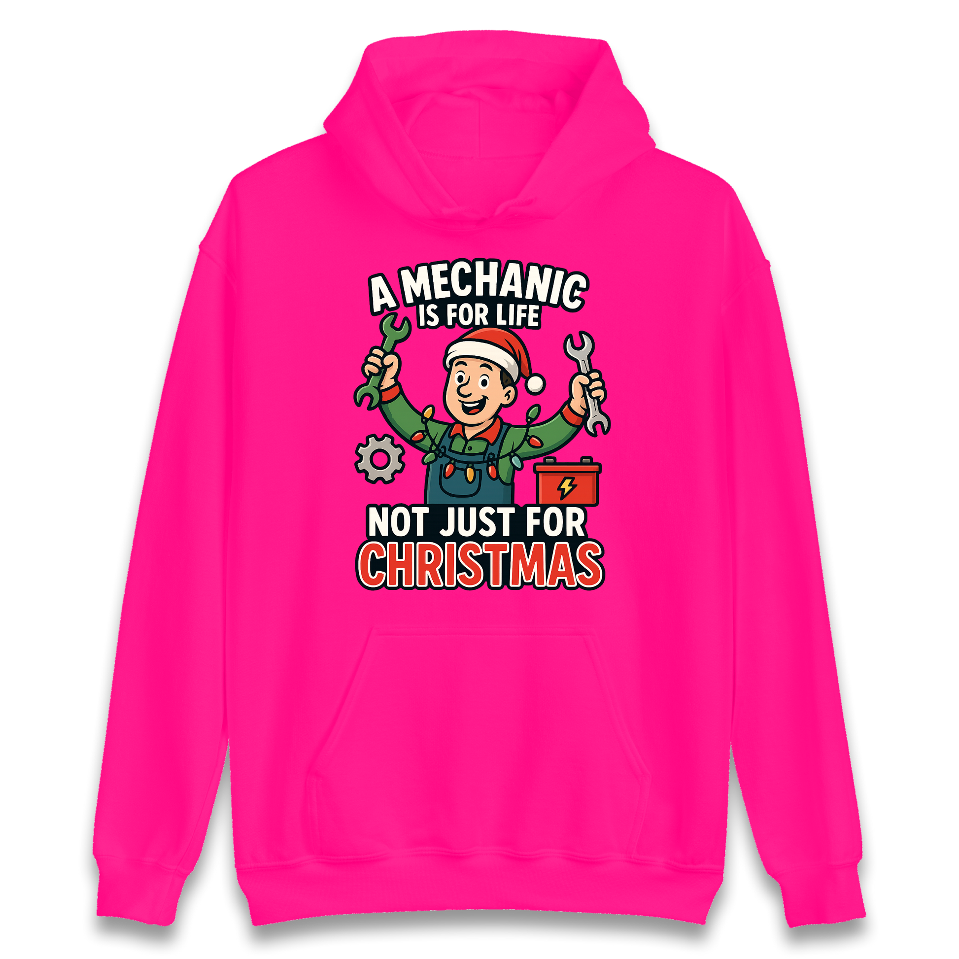 Mechanic Christmas Hoodie