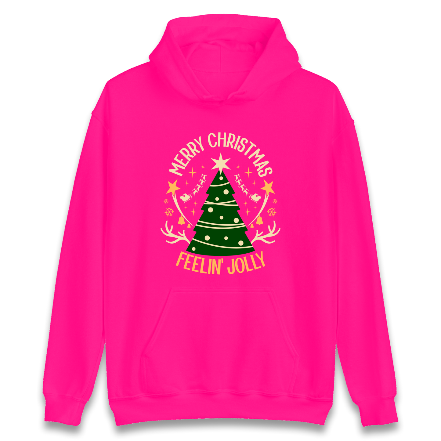 Merry Christmas Feeling Jolly Christmas Hoodie