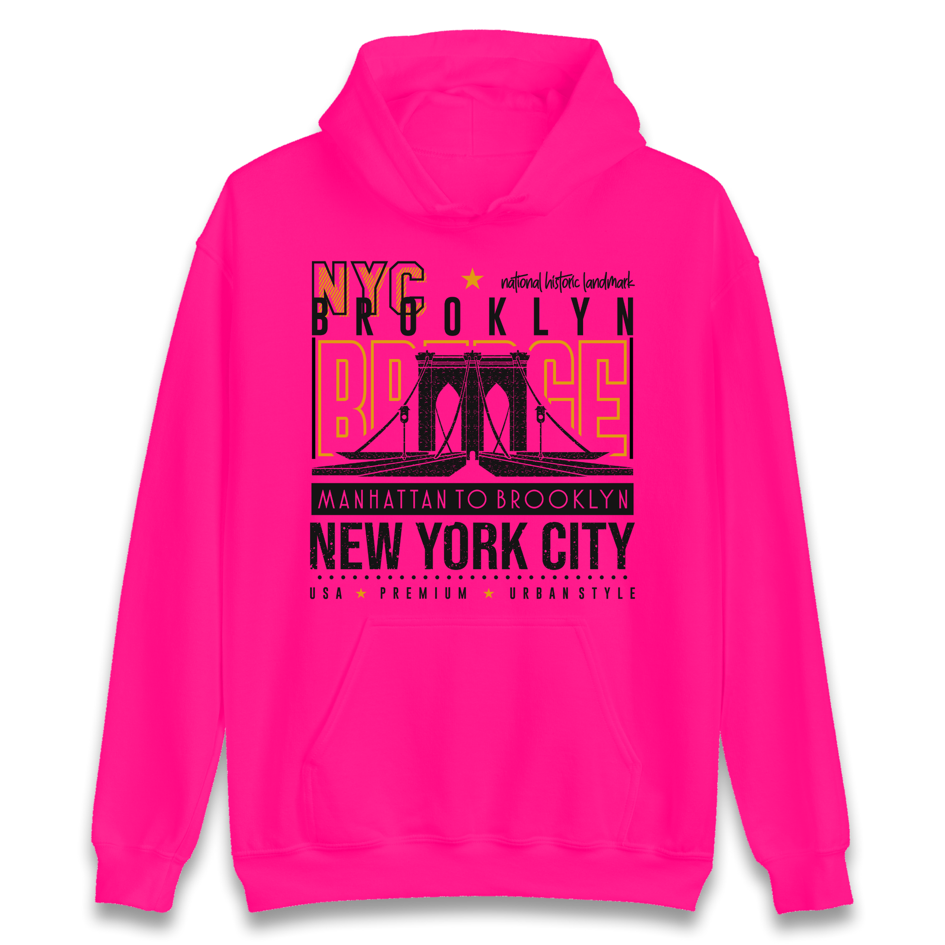 NYC Brooklyn Bridge Hoodie