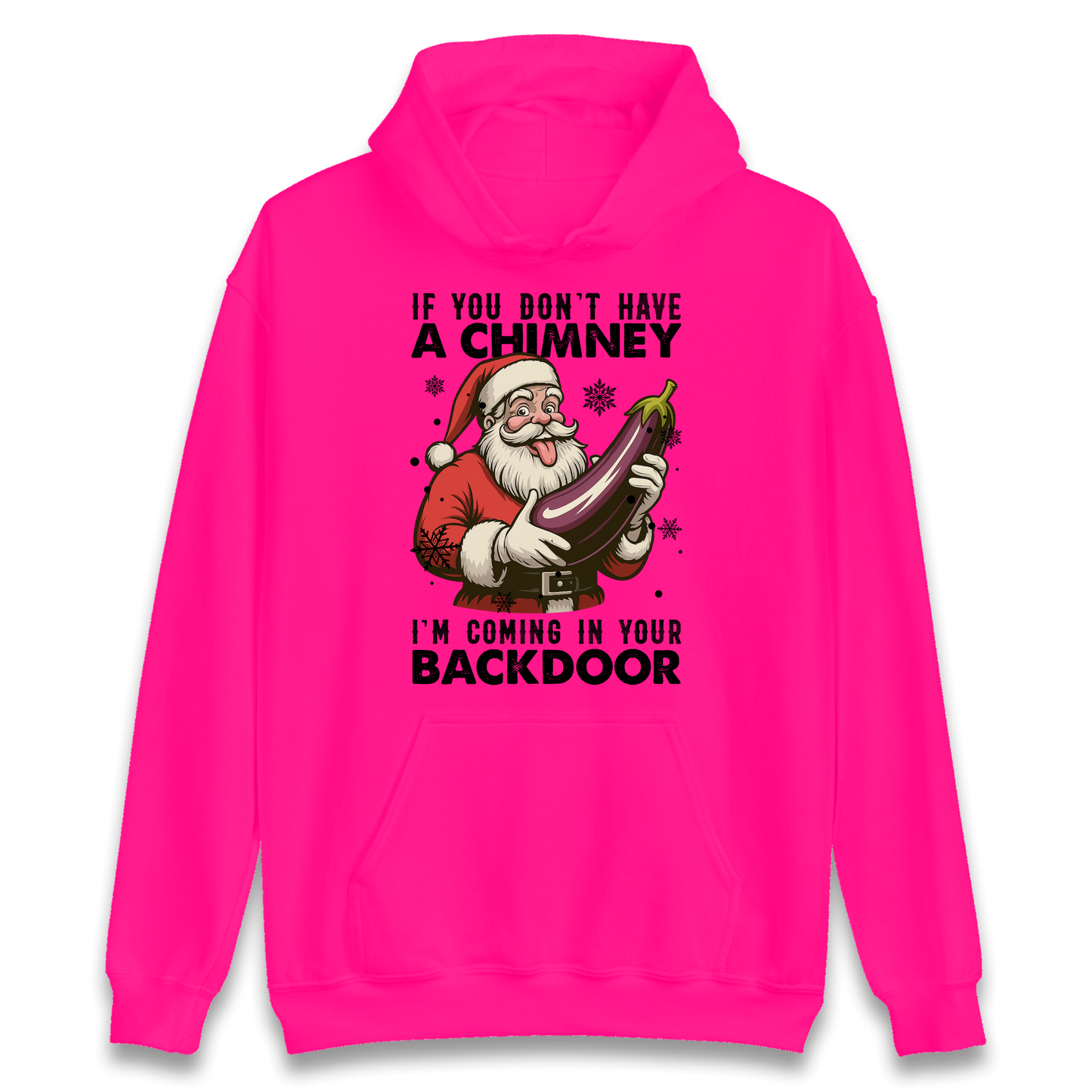 Santa Back Door Hoodie