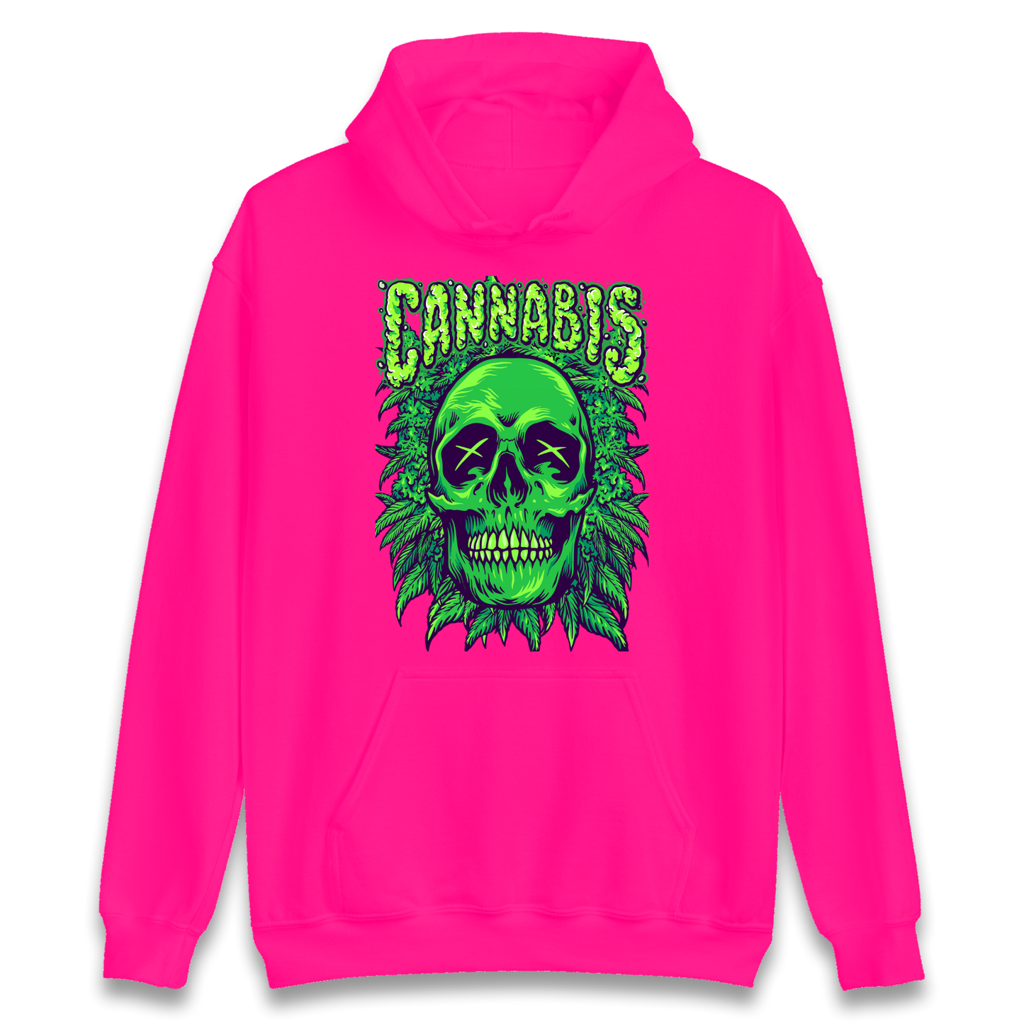 Cannabis Skull Hoodie