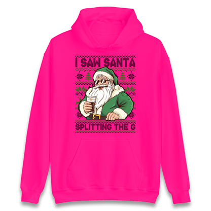 Santa Splitting The G Hoodie