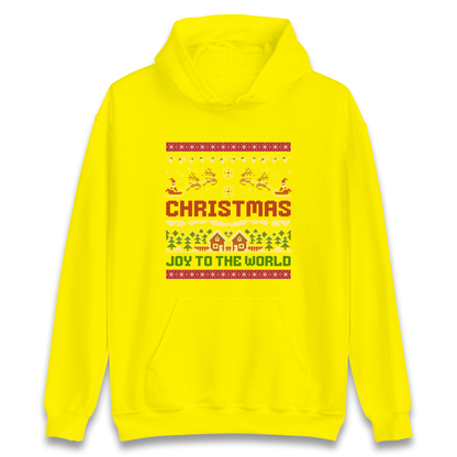 Christmas Joy to the World Christmas Hoodie