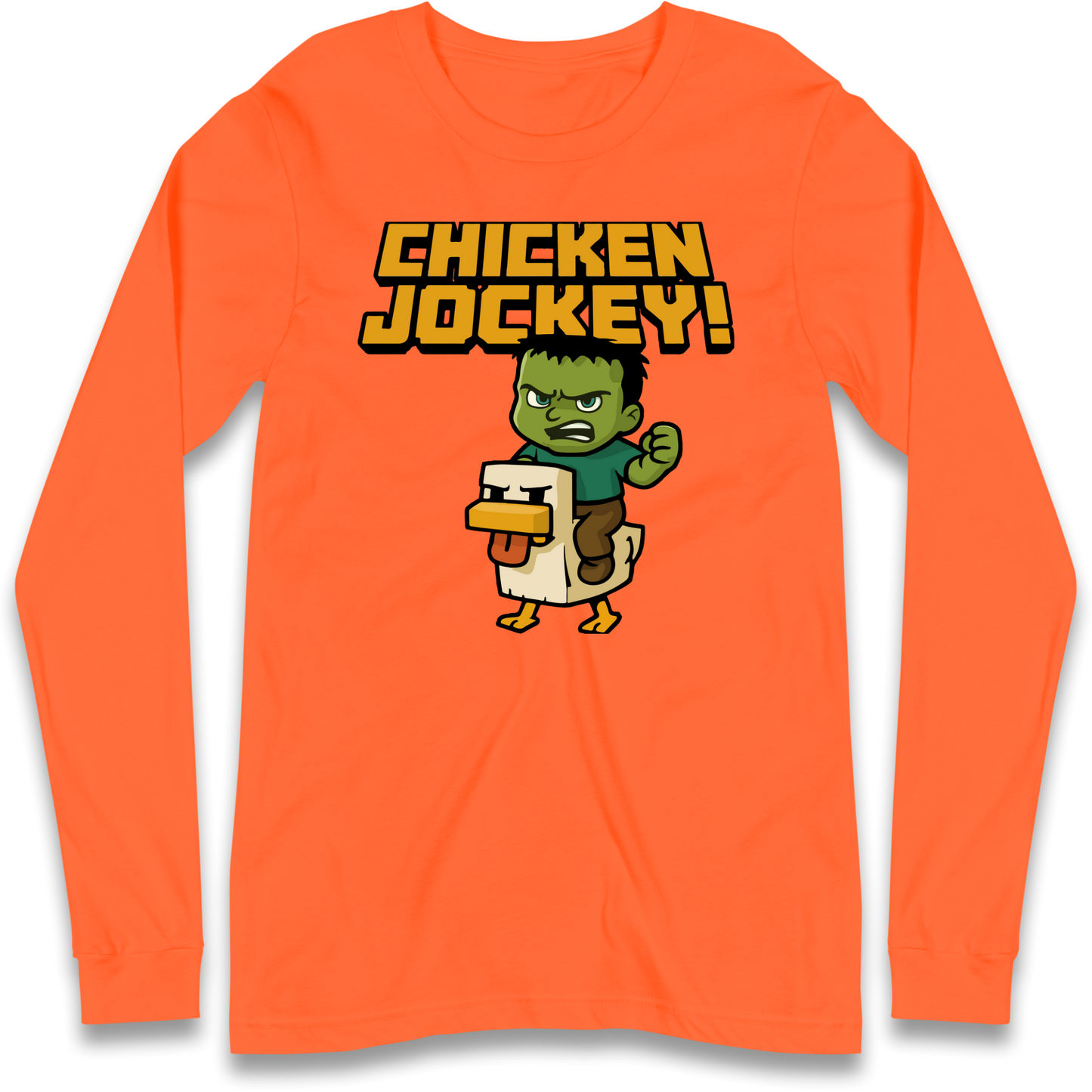 Chicken Jockey Long Sleeve T Shirt