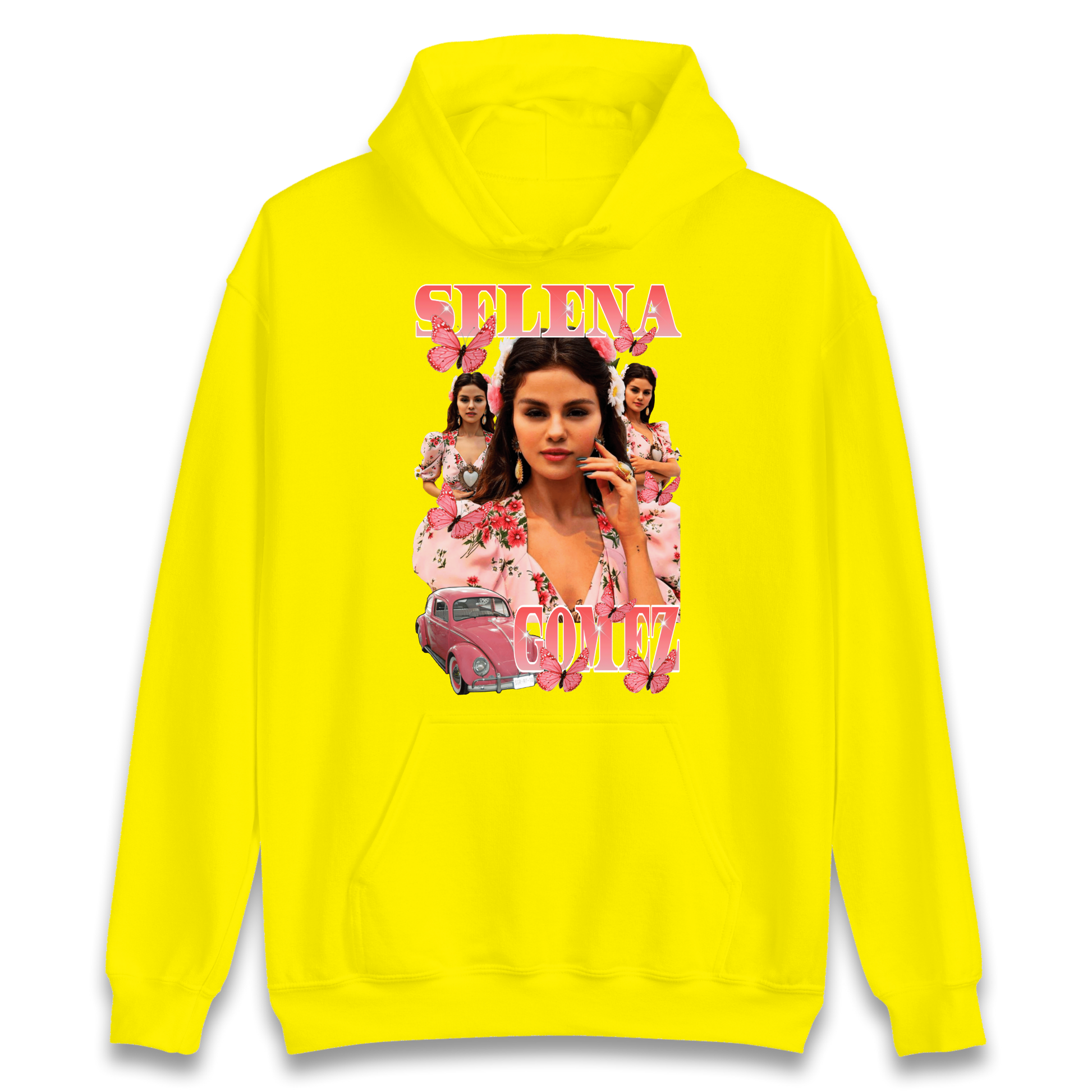 Selena Gomez Pink Hoodie