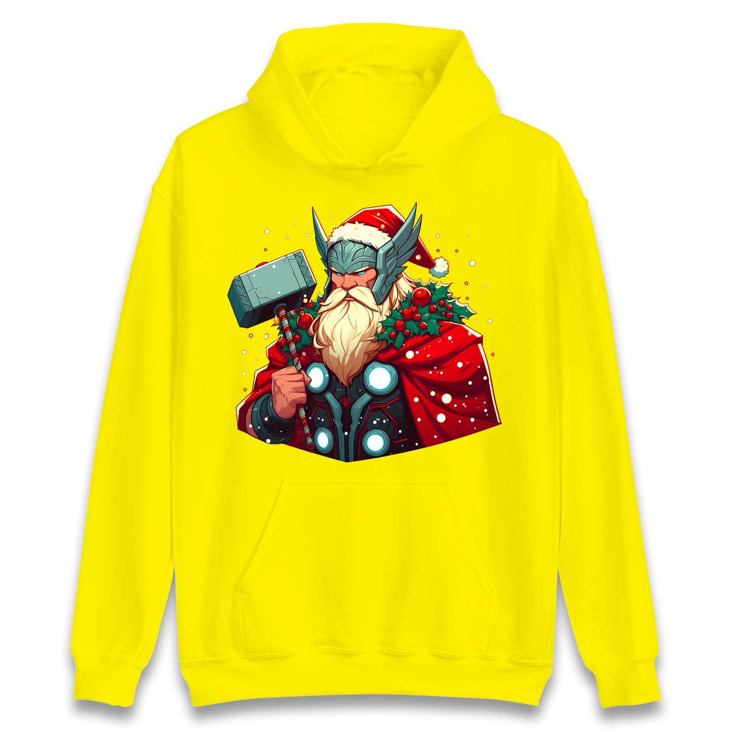 Viking Thor Santa Hoodie