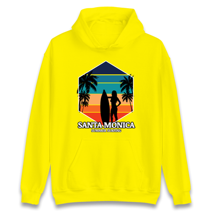 Santa Monica Summer Surfing Hoodie