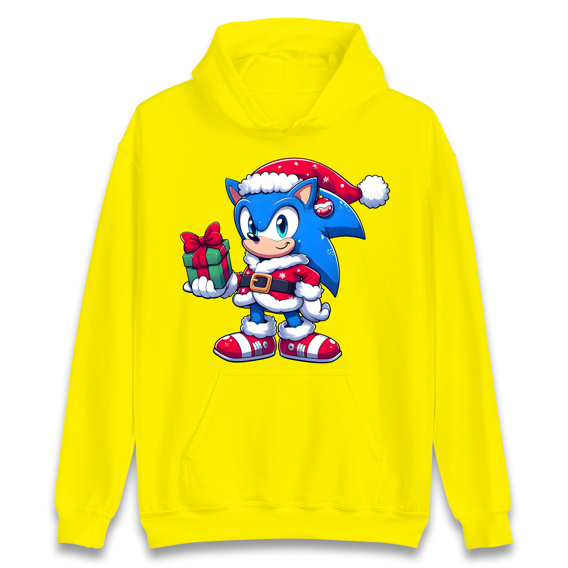 Sonic The Hedgehog Santa Hoodie