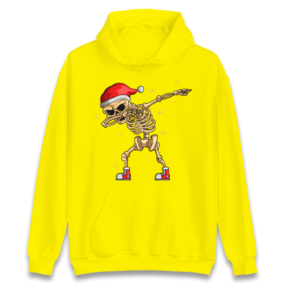Santa Skellington Dabbing Christmas Hoodie