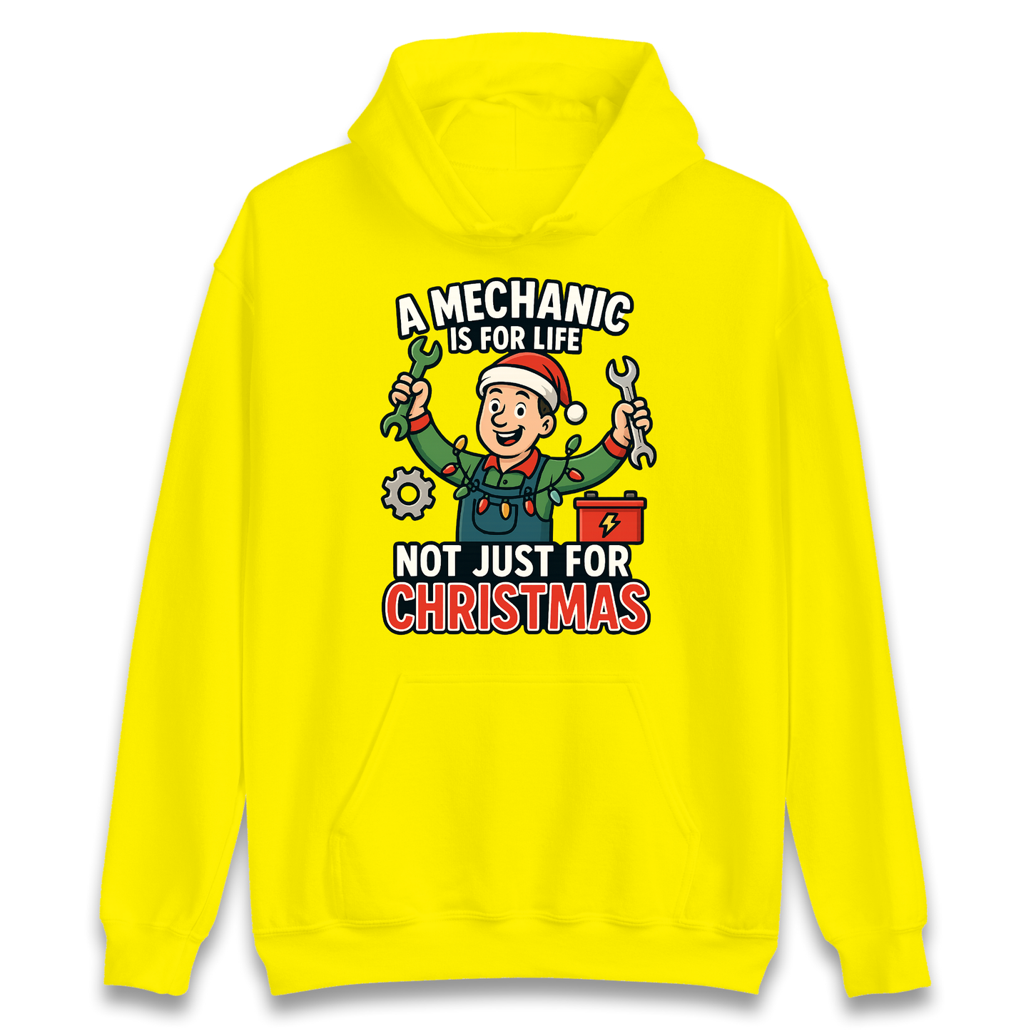 Mechanic Christmas Hoodie