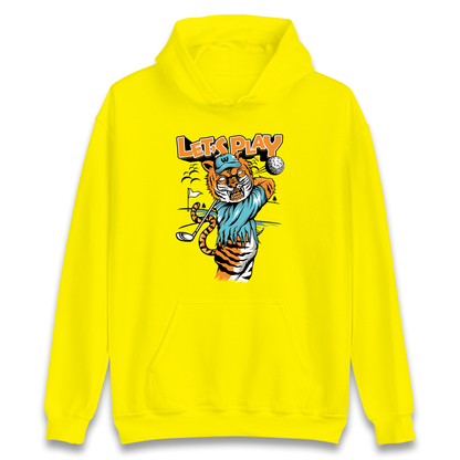 Lets Play Golf Tiger Hoodie