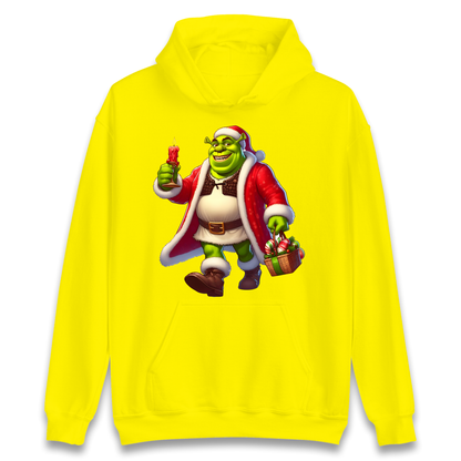 Shrek Santa Candle Hoodie
