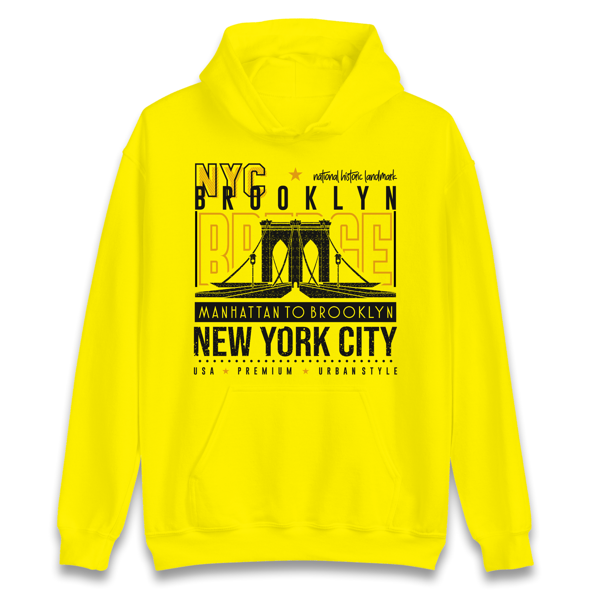 NYC Brooklyn Bridge Hoodie
