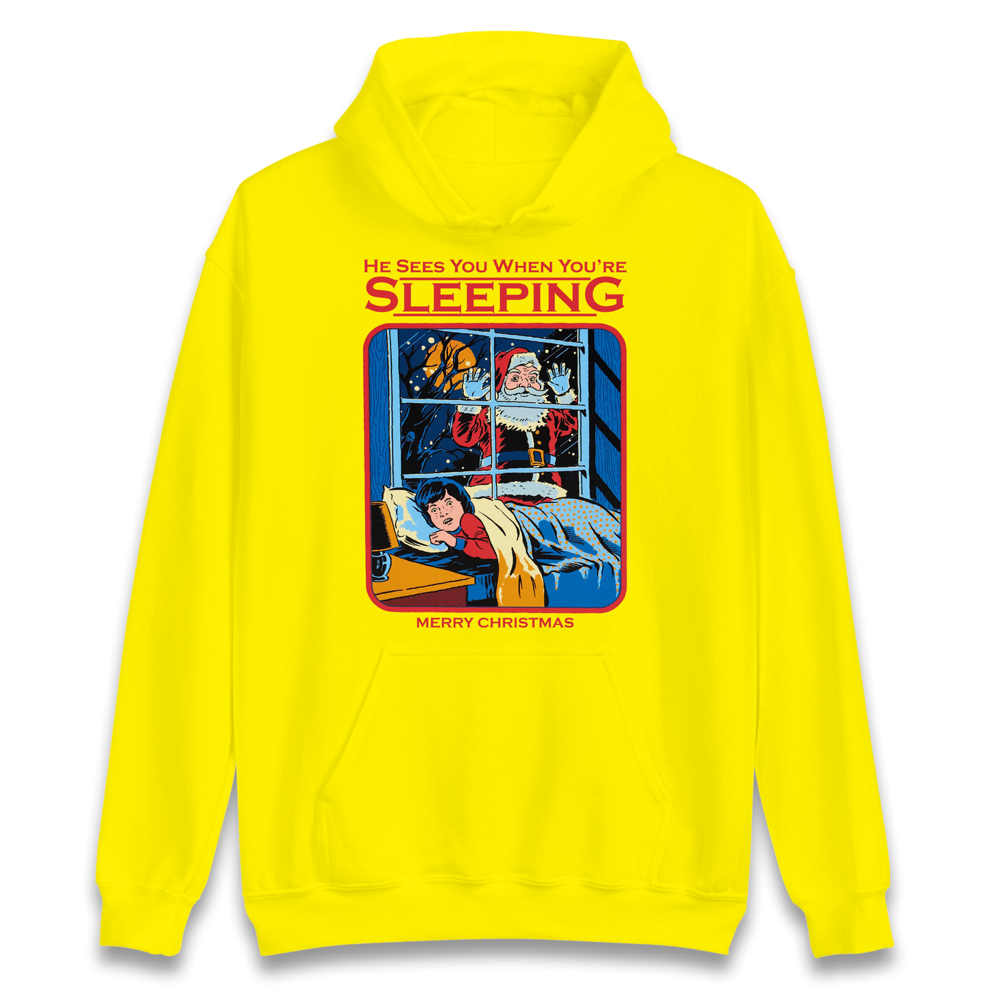 Creepy Santa Claus Christmas Hoodie