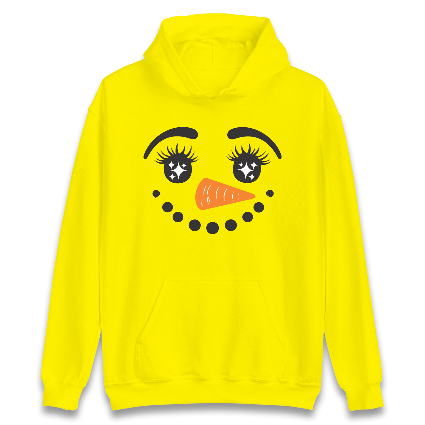 Snowman Face Christmas Hoodie