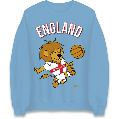 England World Cup Willie 1966 Football Sweatshirt