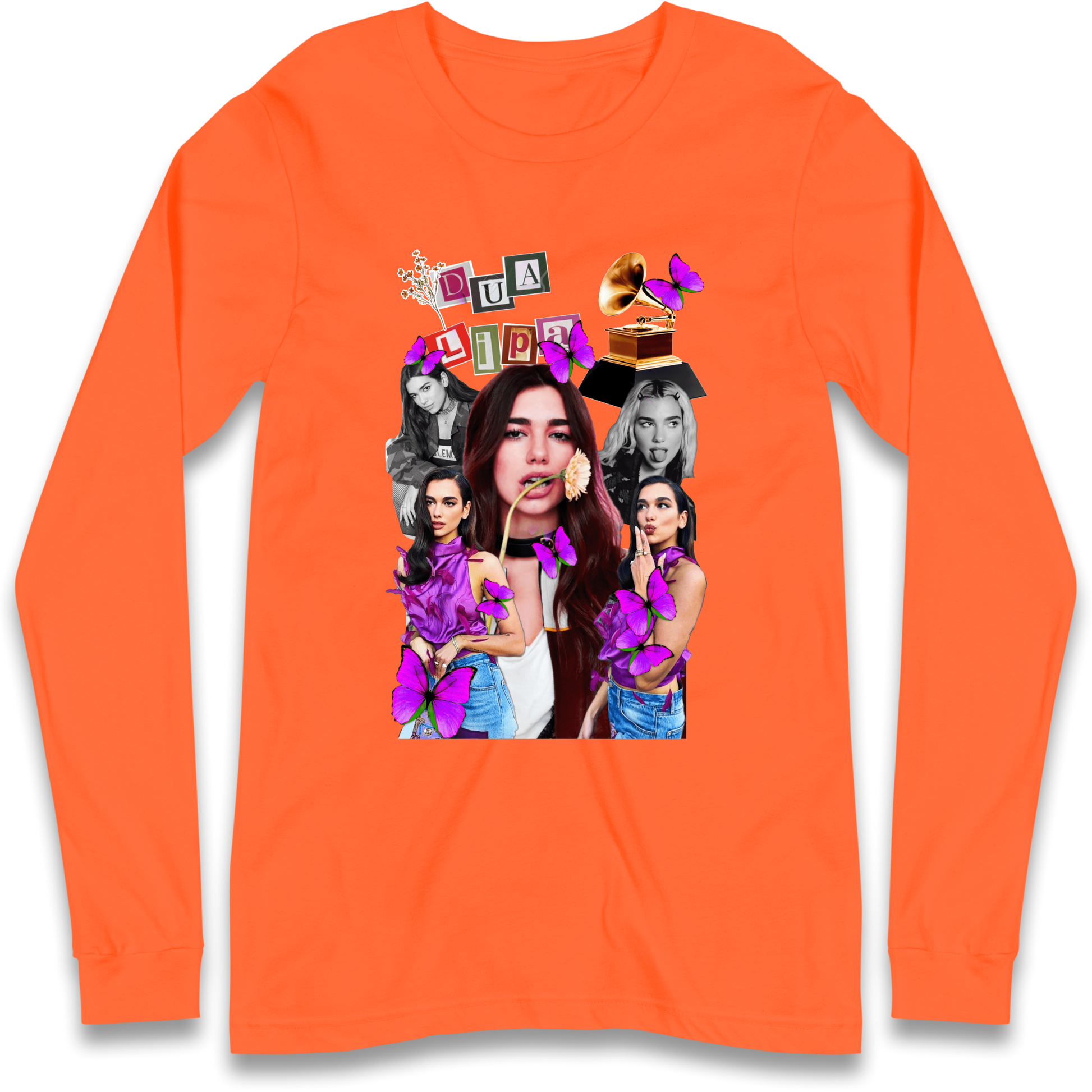 Dua Lipa Butterflies Longsleeve T Shirt