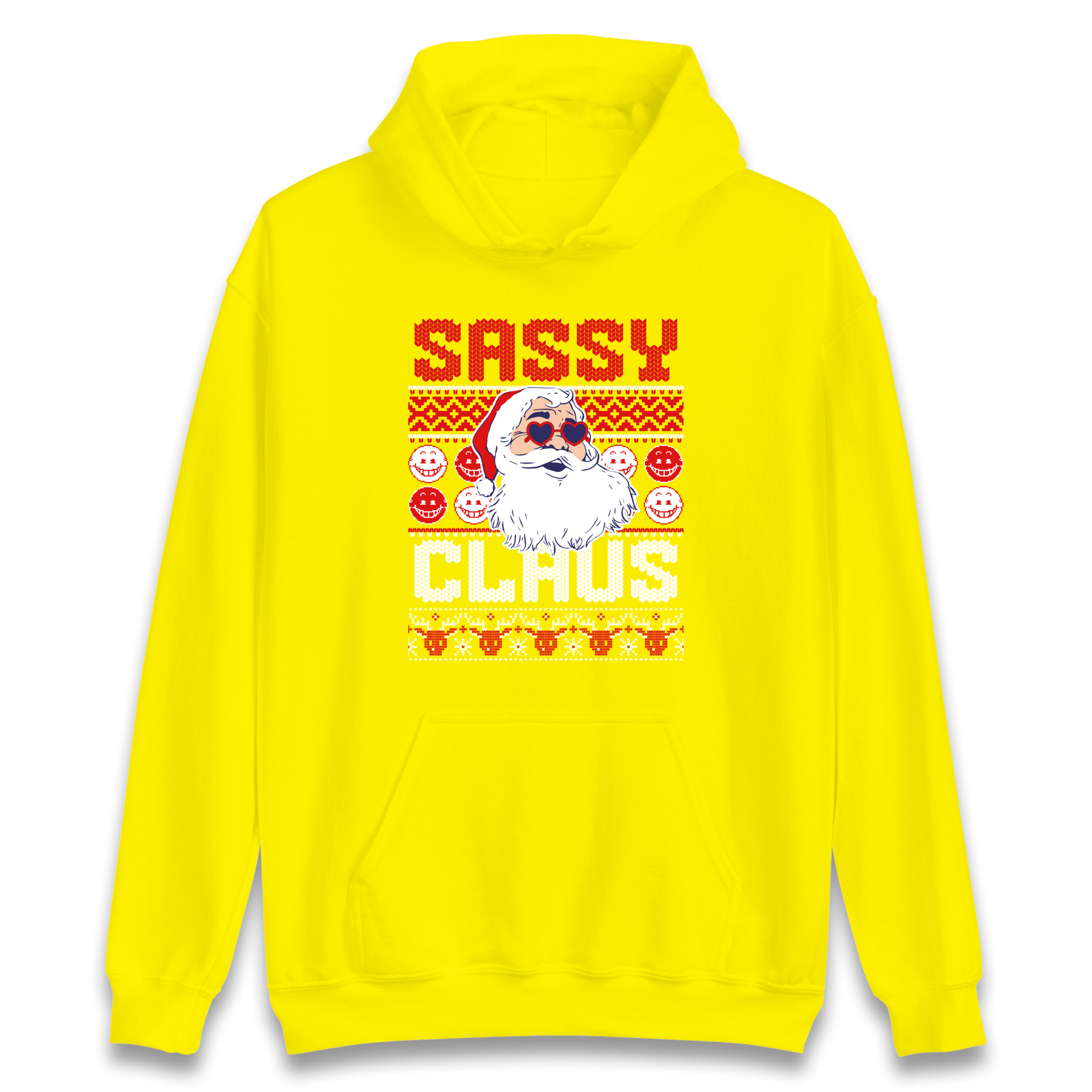 Sassy Claus Santa Christmas Hoodie