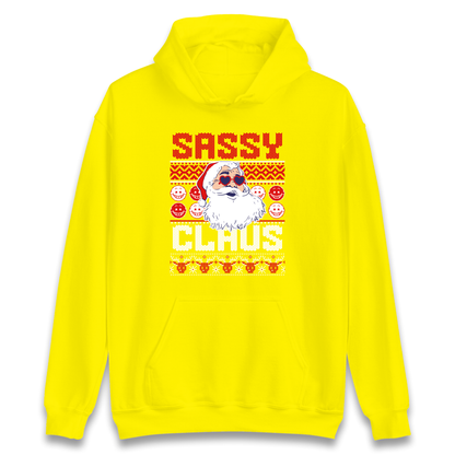Sassy Claus Santa Christmas Hoodie