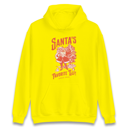 Santas Favourite Elf Christmas Hoodie