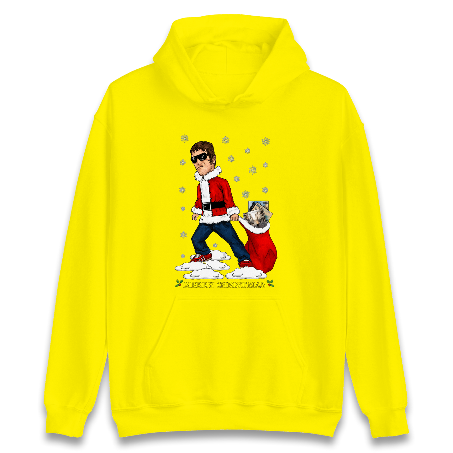 Liam Gallagher Christmas Santa Hoodie