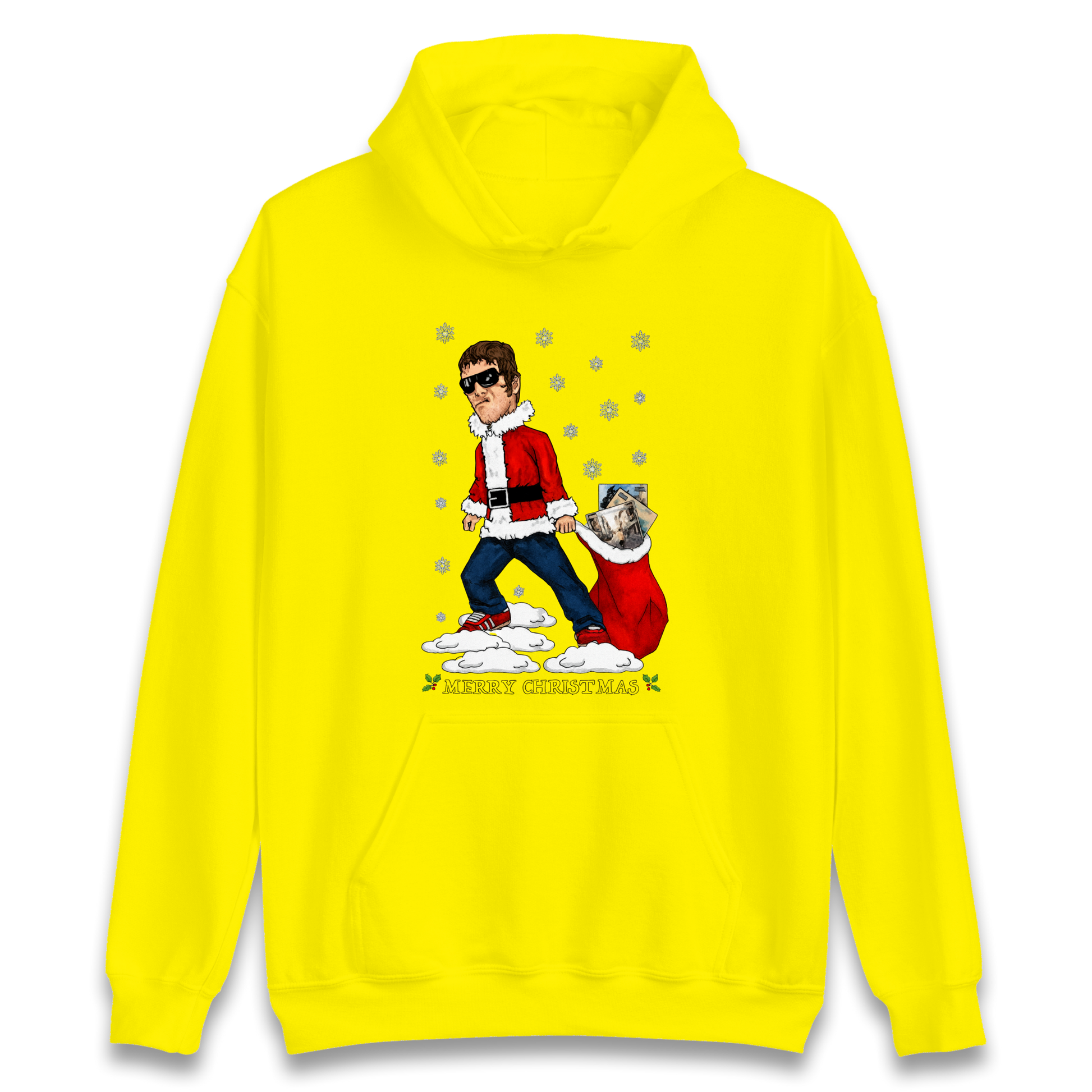 Liam Gallagher Christmas Santa Hoodie