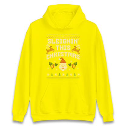Sleighin This Christmas Christmas Hoodie