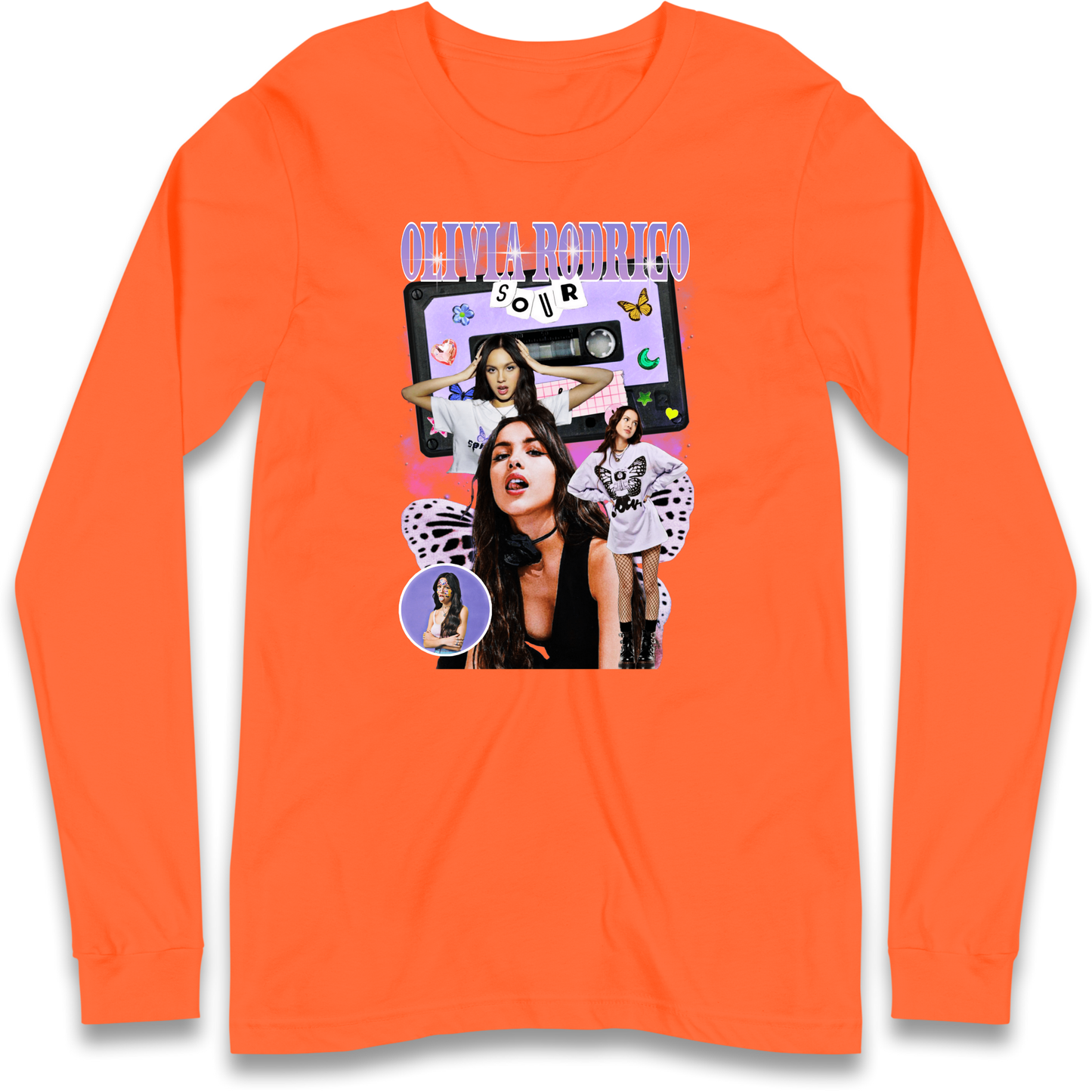 Olivia Rodrigo Pop Rebellion Long Sleeve Shirt