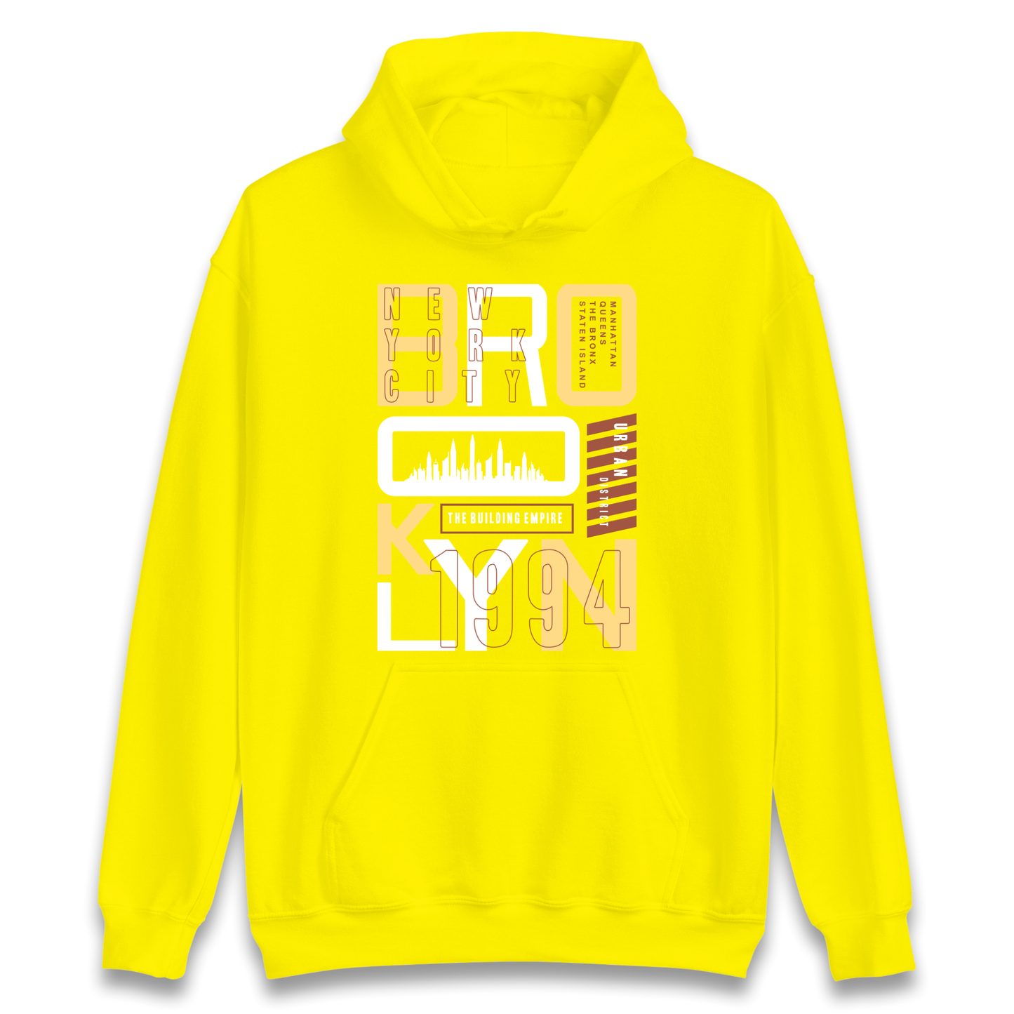 Brooklyn New York Urban District Hoodie