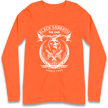 Black Sabbath The End World Tour Long Sleeve Shirt