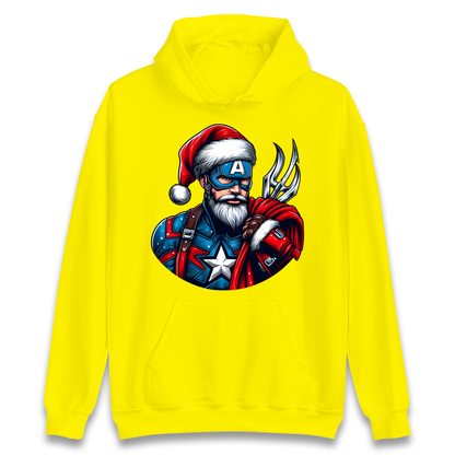 Captain America Santa Hoodie