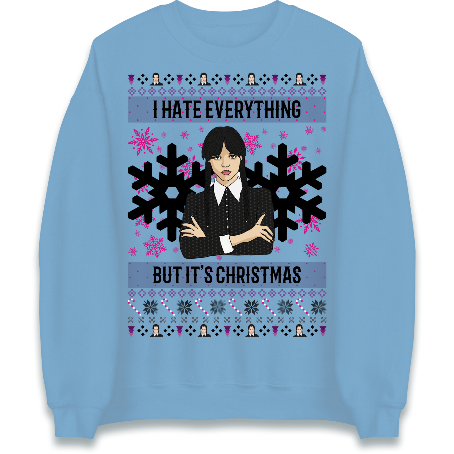 Wednesday addams Christmas Jumper