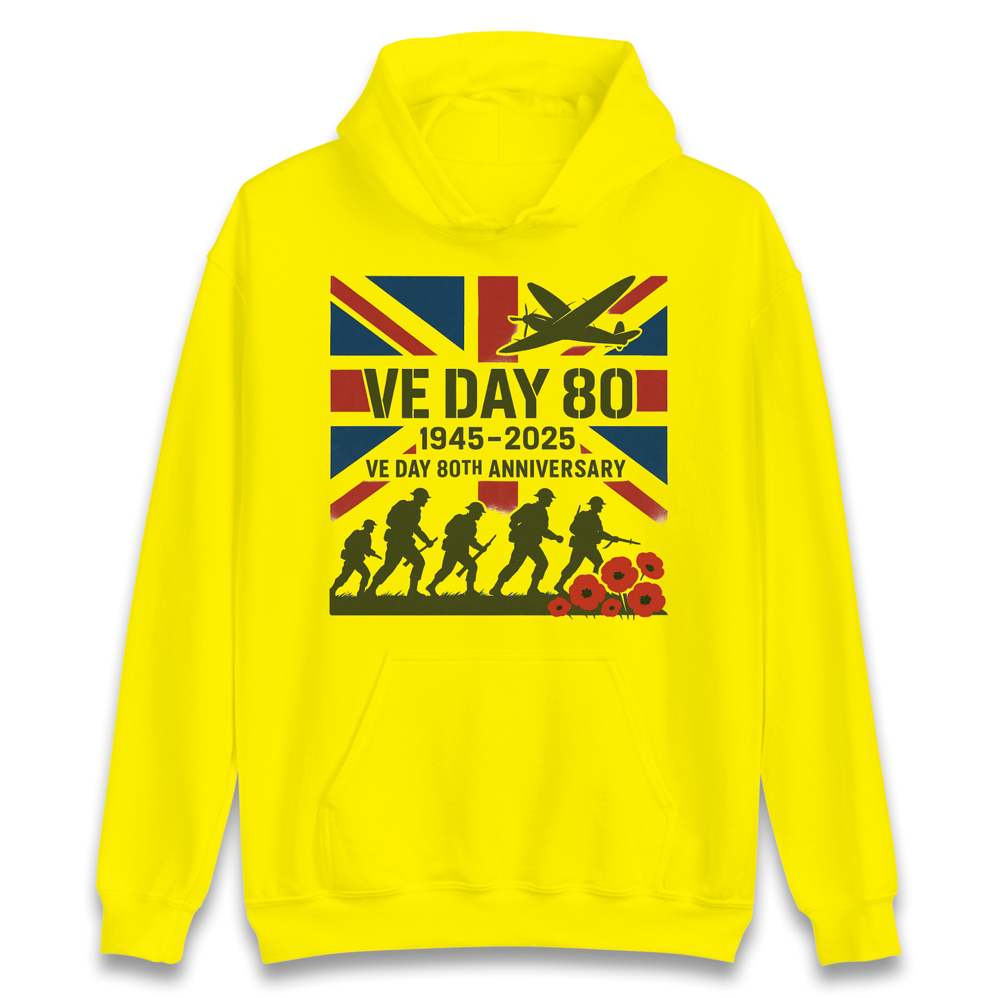 VE Day 80th Anniversary 1945 2025 Hoodie